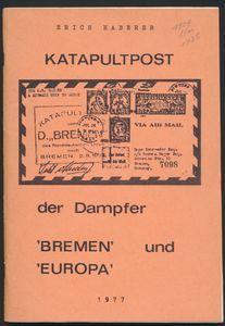 Samenstelling van 3 boekjes, thema katapultpost, w.o.  Nordatalantik, Südamerika, 