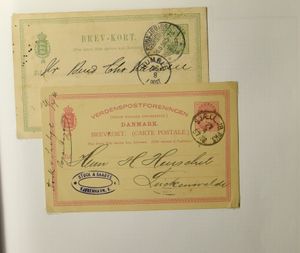1896/1989, verzameling 129 poststukken in Victoria album, diverse periodes, interessant om te zien, zm/m