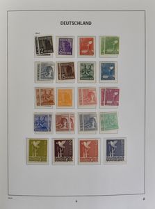 1946/1990 Verzameling in Davo album postfris vanaf 1967, tevens wat postfris voor 1960, zm