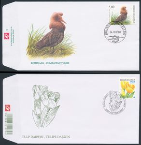 2000/2004 Samenstelling FDC's, FDS, HK, zm