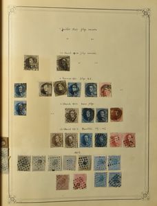 Belgique, Congo belge, néerlandais, France, Luxembourg, Grande-Bretagne, collection restante de l'ancienne période dans l'album Yvert, b/à voir