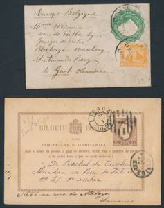 Des centaines d'envois postaux de divers pays, dont la Belgique, la Roumanie, la France (principalement des fragments), le Luxembourg, tb/b/à voir