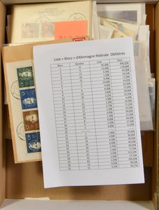 Small stock between BL 1 and BL 63, also on letter, vf/f/to be checked (Mi. £3,679)