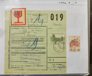1924/1981 Arrondissement Turnhout, verzameling op bladen, +/-150 stuks, zm/m