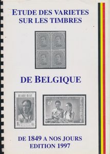 Etude des variétés sur les timbres de Belgique de 1849 à nos jours ; Pierre Luppi; 1997; fotokopies; plastic spiraal; Frans; 177 pag.; zachte kaft; in zeer goede staat