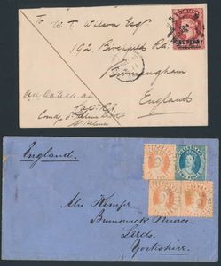 +/-110 articles postaux du classique au moderne avec quelques pièces intéressantes dont Sainte-Hélène, cartes postales néerlandaises à Anvers, pièces militaires, Autriche classique, zm/m.