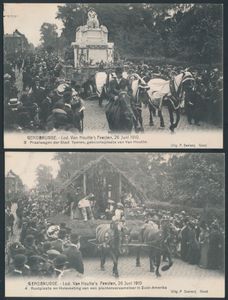 Gentbrugge, volledige reeks + 1x extra van het monument (11 stuks)