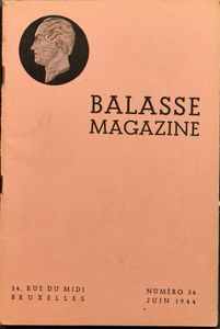 Balasse magazines n° 3 t.e.m. 69, w.o. wat dubbels, totaal: 166 stuks; Willy Balasse; Willy Balasse; gedrukt; geniet; Frans; zachte kaft