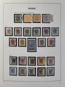 1855/1988 Verzameling in Davo album met o.a. beide UPU reeksen 1924, veel paren, strafport, dienst, zm/m/ntz (Hoge cataloguswaarde)