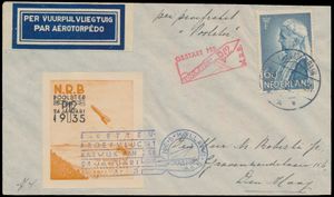 1935 Vol d'essai de fusée Katwijk 
