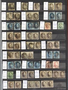 1849/1968 Samenstelling vooral stempels in insteekboek, waarbij beter klassiek, zm/m/ntz