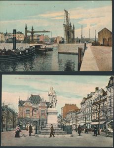 Brussel, zeer mooie samenstelling, alle oudere, geen dubbels (30 stuks)