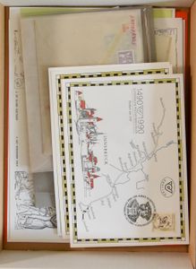 Kleine samenstelling waarbij TX en preo's (na 1960), HK groen- en grijze kaart, MCI-mail, zm