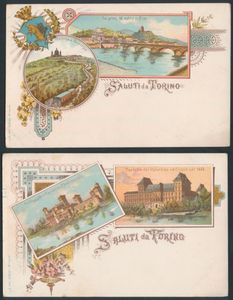 Diverse plaatsen, prachtlot, met heel veel litho's (+/-120 stuks)