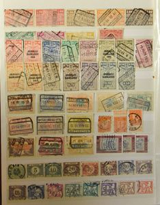 1849/2000 Samenstelling voor de stempelzoeker in insteekboek o.a. 130 medaillons, zm/m/ntz