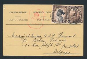 1944 Postcard franked at 