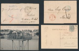 Composition de divers pays et périodes, timbres, lettres, ZK, Entiers postaux, intéressant à vérifier, tb/b/à voir