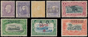 1886/1973 Superb collection of the EIC, Belgian Congo, Ruanda Urundi, Katanga, South Kasai, Rep. Congo, all ** from the Vloors, very complete including inverted overprints, errors, booklet sheets, message blocks, etc., to be checked, important catalogue value, vf