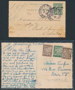 Enorm aantal poststukken los in grote doos W.o. préoblitérés, ook wat Monaco en kolonies, zm/m/ntz