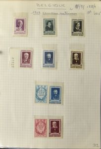 1849/1979 Verzameling in 2 klasseurs, zonder betere reeksen, m/ntz