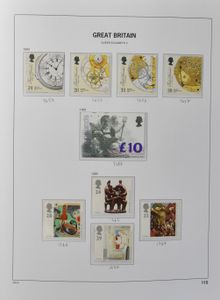 1961/1990 Uitgebreide verzameling in 2 Davo albums met veel frankeergeldig, zm