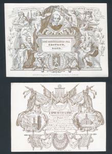 Ghent, decorative painter, publisher, etc., various sizes (10x15cm/15x20cm) (5 items)