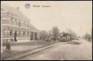 Beerse, tramstatie en schoolstraat (2 stuks)