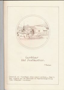 Lanklaar, het postkantoor; F. Medaer; gedrukt; ingebonden/gelijmd; Nederlands; +/-140 pag.; harde kaft; in zeer goede staat