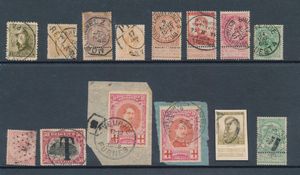 Uitgebreide verzameling speciale afstempelingen (enkele duizenden zegels), w.o. fortune, journaux, 