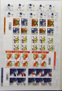1858/2017 Samenstelling diverse uitgiften in 8 boeken en 1 map, w.o. nominaal, zm/m/ntz