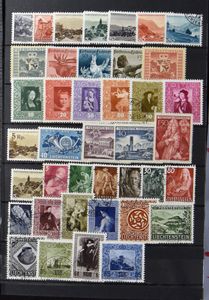 1917/1998 Samenstelling diverse uitgiften in 4 insteekboeken, w.o. veel volledige reeksen, zm/m