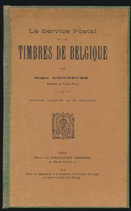 Le Service Postal et les Timbres de Belgique; Roger Mennevée; Publications Modernes; 1912; gedrukt; ingebonden/gelijmd; Frans; 88 pag.; harde kaft; in redelijke staat