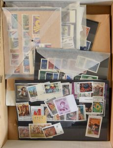 1956/1988 Samenstelling in pergamijnzakjes, omslagen en op kaartjes, zonder hoogste reeksen, zm/m