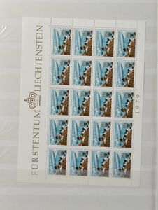 1968/1983 Europa CEPT velletjes verzameling in insteekboek op 1 na volledig, 1 exemplaar met plooi, zm/ntz