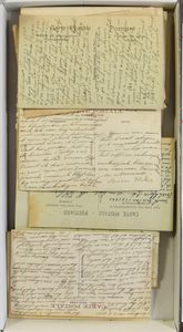 Geborduurde kaarten (37 stuks)