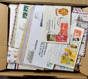 1925/recent, Kindom/Republic, samenstelling 105 brieven/kaarten, LP, aangetekend, censuur, thema, zm/m