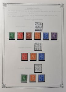 1941/1990 Gespecialiseerde verzameling op albumbladen, beginnend met G VI watermerkvariëteiten, daarna E II fosfor Wilding, incl. regionals en enorme hoeveelheid Machins w.o. boekjes en booklet panes, zegels en combinaties uit boekjes, zm
