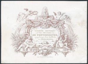 Fountain artists, Royal Society (approx. 18x13cm) (1 item)