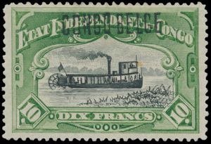 N° 30B/39B ‘Mols with Brussels overprint, type 2’, complete set, the ‘1fr.’ perforated 16, full margins and rare, with certificate, vf (OBP €3,645)