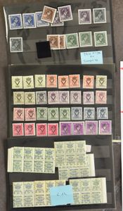 Tussen PR 61 en 148, kleine stockrestant op kaartjes, zm (OBP €315)