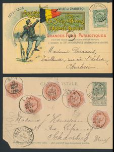 Verzameling van 55 ex. ZK, PWST, verschillende emissies, meerdere kantoren, zm/m
