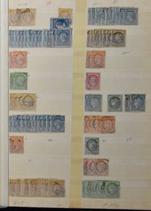 1860/2000 Voorraad in insteekboek en album, zm/m/ntz