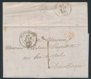 Voorlopers buitenland, 45 stuks, allen met betrekking tot Duinkerke (zowel vanuit als naar), enkele mooie exemplaren, zm/m