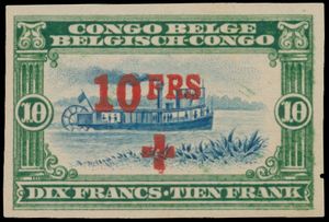 N° 72/80 Red Cross set, imperforate, no gum, vf (OBP €750)