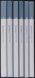 International Rarities (vols. 1-3, 5-7); Christoph Gärtner; Auktionshaus Christoph Gärtner GmbH & Co. KG, Germany; 2010 - 2012; gedrukt; ingebonden; Engels / Duits; harde kaft; zeer mooi; een serie van zes delen van de 