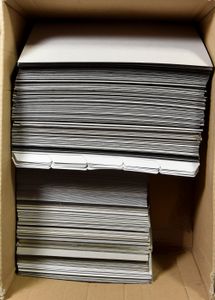Insteekkaarten, zwart, +/-150 x A5, +/-200 A6
