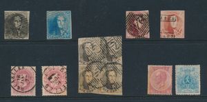 Verzameling klassiek, vanaf N° 1 tot fijne baard, enkele zegels van een latere periode, gemengde kwaliteit, met o.a. Bepitec, kleurnuances, blok van 4, enz., zm/m/ntz