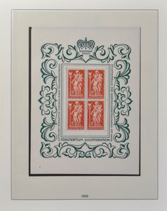 1960/2003 Verzameling in 3 Lindner albums, zm (Mi. €2.230)