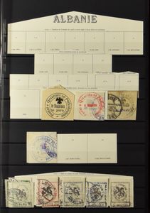 1913/1980 Verzameling met dubbels in insteekboek met veel betere zegels, ook in aantallen, zm (Zeer hoge cataloguswaarde)