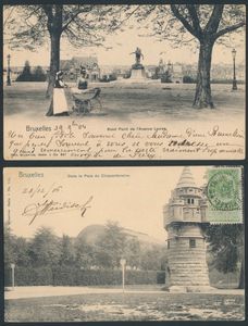 Brussel, Nels kaarten, mooie samenstelling (77 stuks)